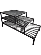 Argentine carbon steel grill with 8 mm floating rod