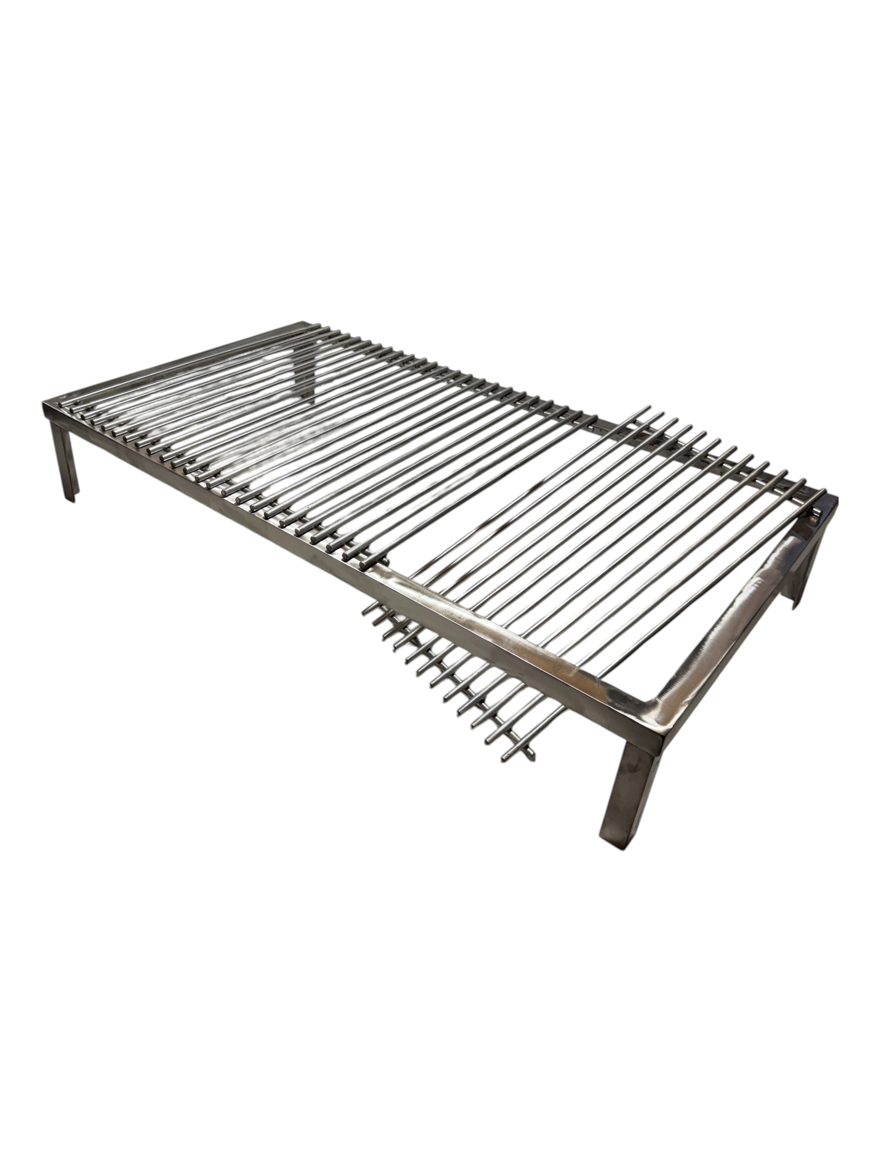 Modular Argentine grill in 304 stainless steel