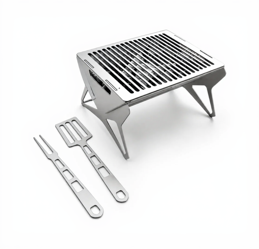 Modular Demountable Steel Barbecue