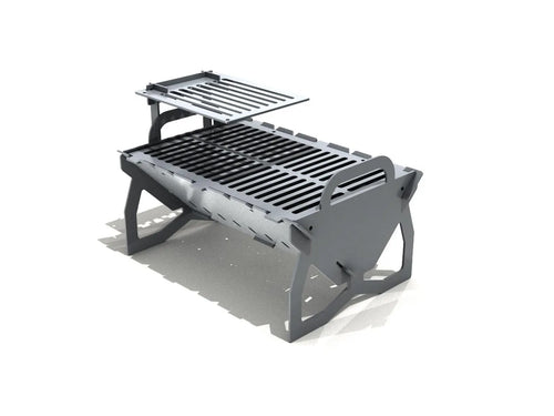Barbacoa Desmontable Modular de Acero