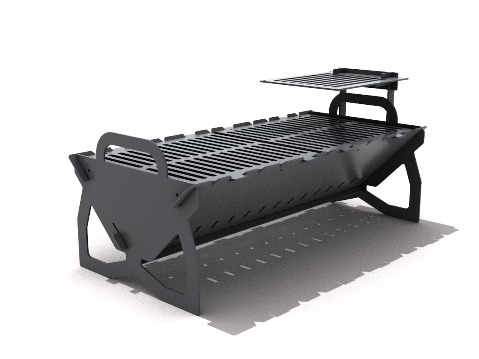 Modular Demountable Steel Barbecue
