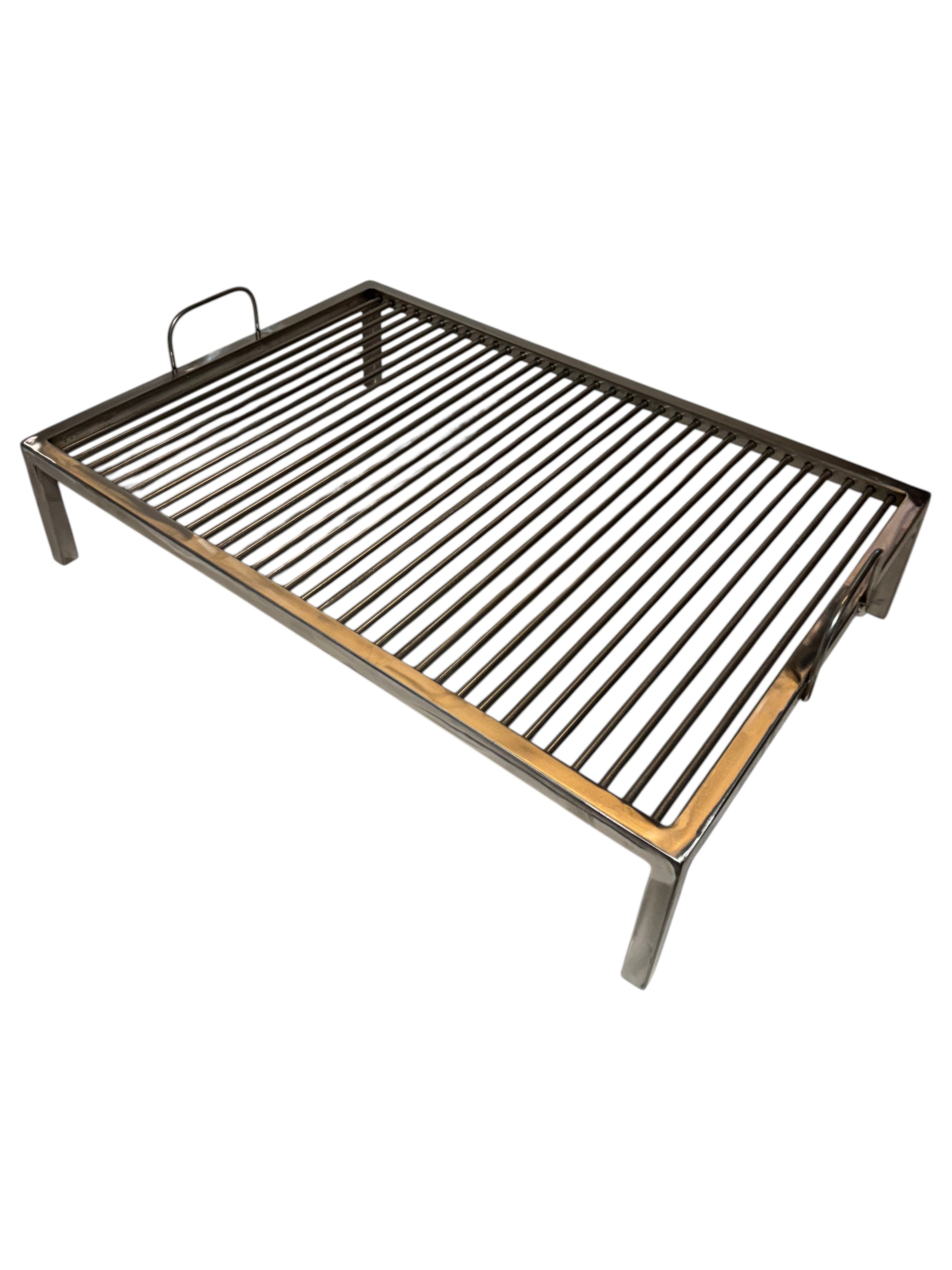 Argentine grill in 304 stainless steel with 8mm floating rod