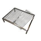 Modular Argentine grill in 304 stainless steel