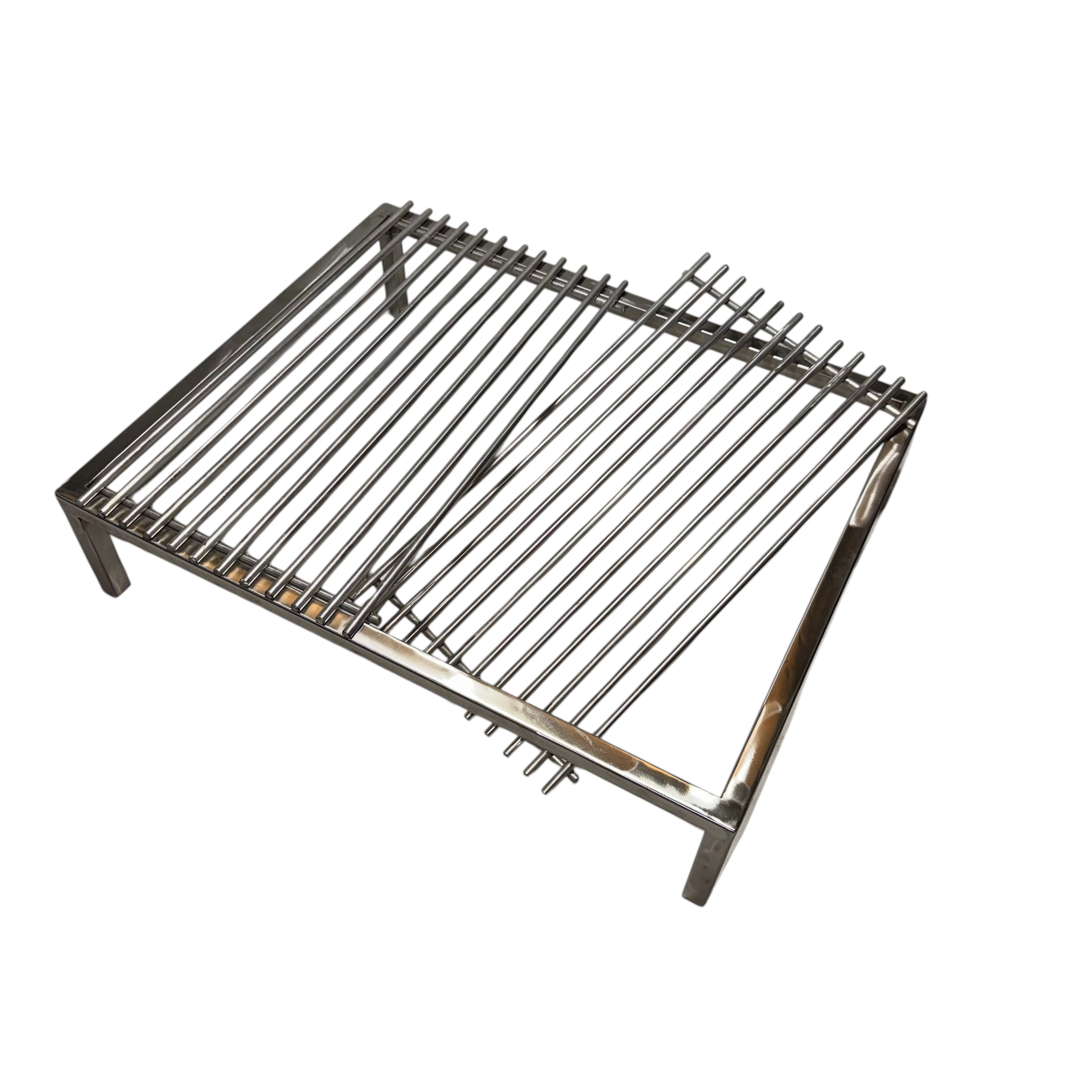 Modular Argentine grill in 304 stainless steel